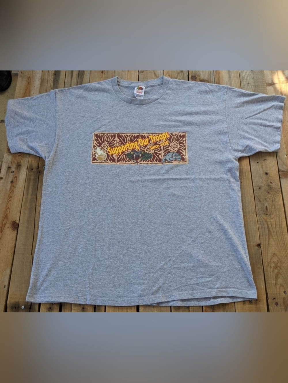 2000's "Supporting Our Troops" T-shirt  men's Size 2XL